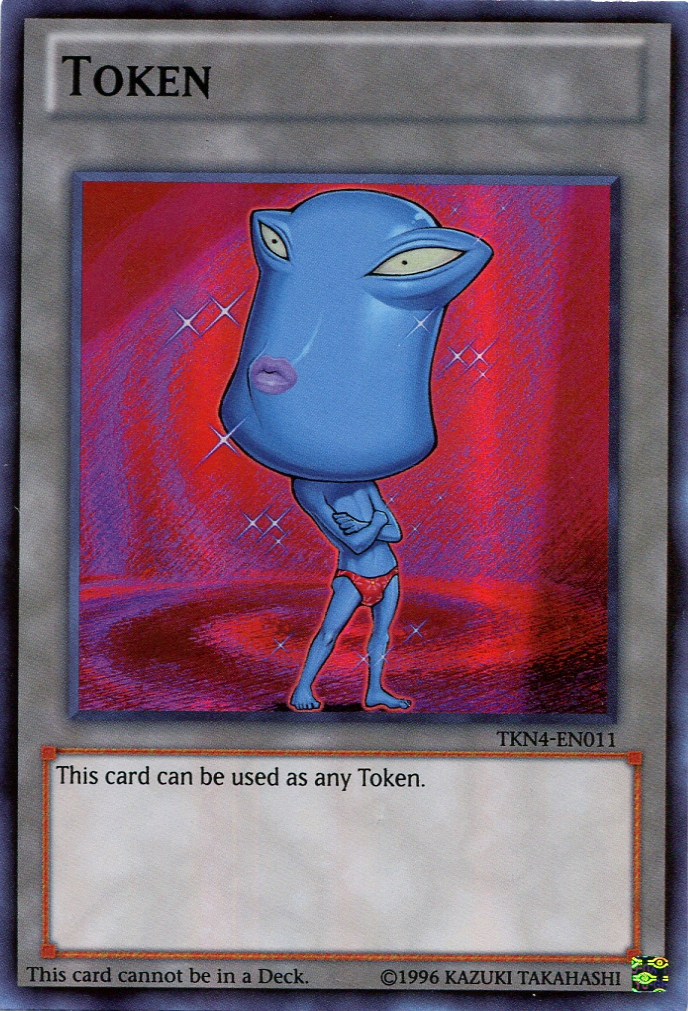 Ojama Token (Blue) [TKN4-EN011] Super Rare | Clutch Gaming