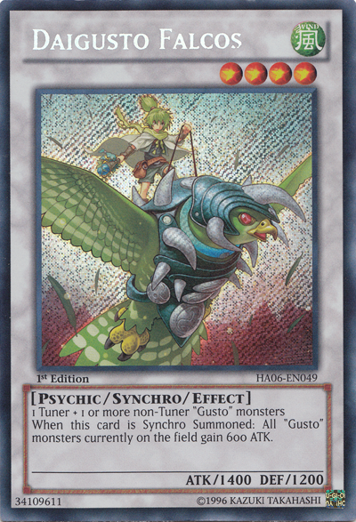 Daigusto Falcos [HA06-EN049] Secret Rare | Clutch Gaming