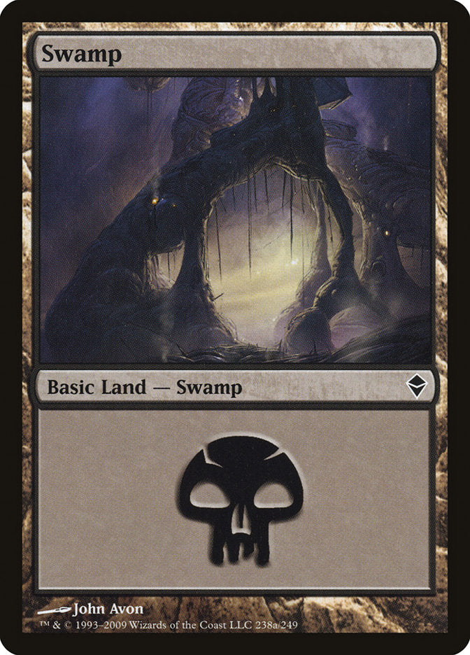 Swamp (238a) [Zendikar] | Clutch Gaming