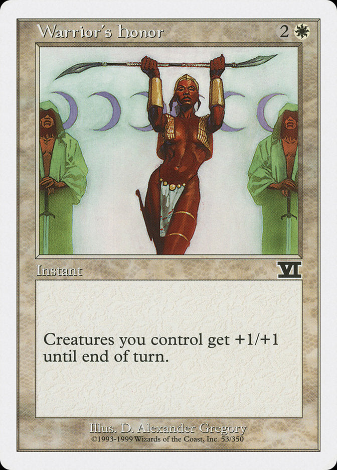 Warrior's Honor [Classic Sixth Edition] | Clutch Gaming