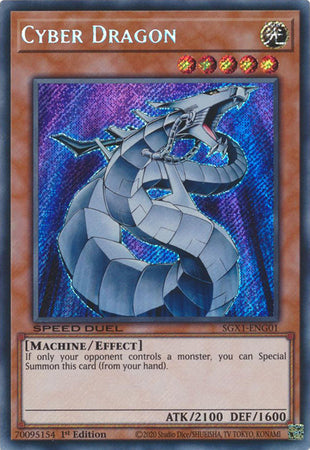 Cyber Dragon [SGX1-ENG01] Secret Rare | Clutch Gaming