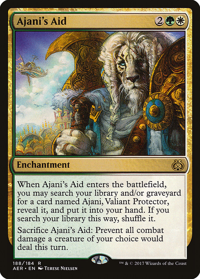 Ajani's Aid [Aether Revolt] | Clutch Gaming