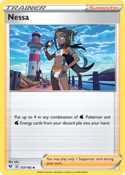 Nessa (157/185) [Sword & Shield: Vivid Voltage] | Clutch Gaming