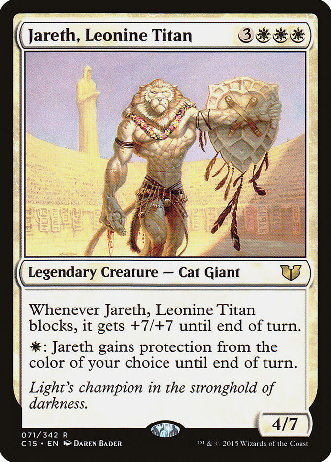 Jareth, Leonine Titan [Commander 2015] | Clutch Gaming