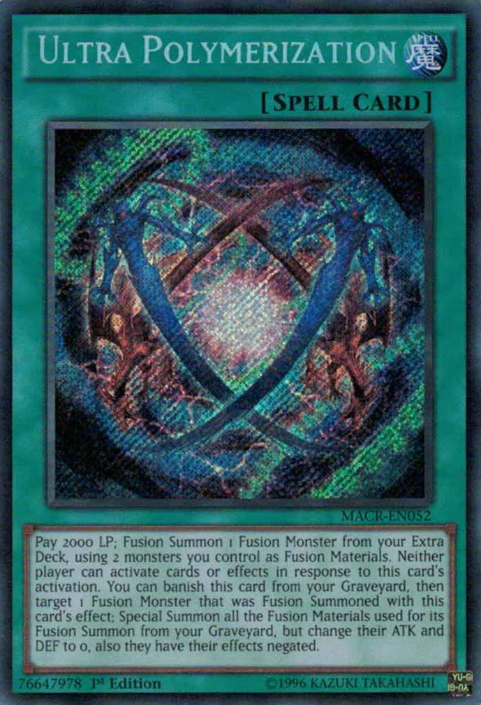 Ultra Polymerization [MACR-EN052] Secret Rare | Clutch Gaming