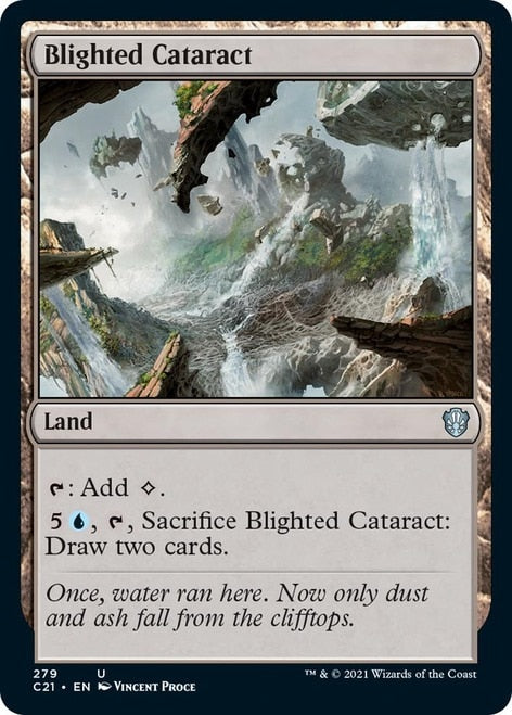 Blighted Cataract [Commander 2021] | Clutch Gaming