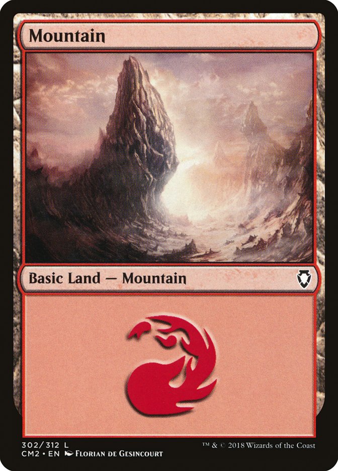 Mountain (302) [Commander Anthology Volume II] | Clutch Gaming