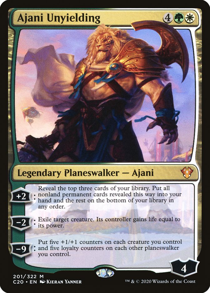 Ajani Unyielding [Commander 2020] | Clutch Gaming