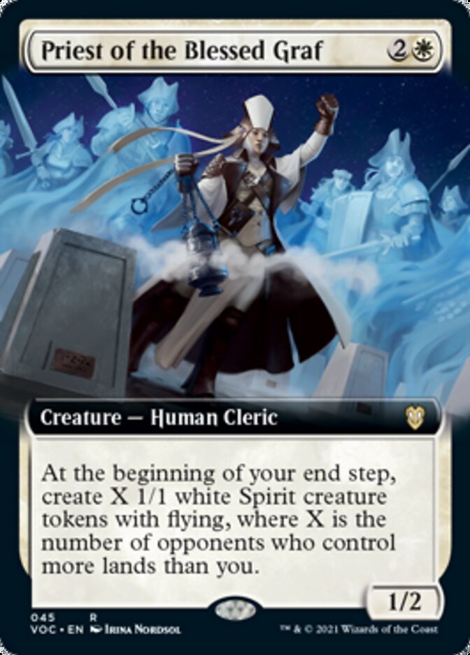 Priest of the Blessed Graf (Extended Art) [Innistrad: Crimson Vow Commander] | Clutch Gaming