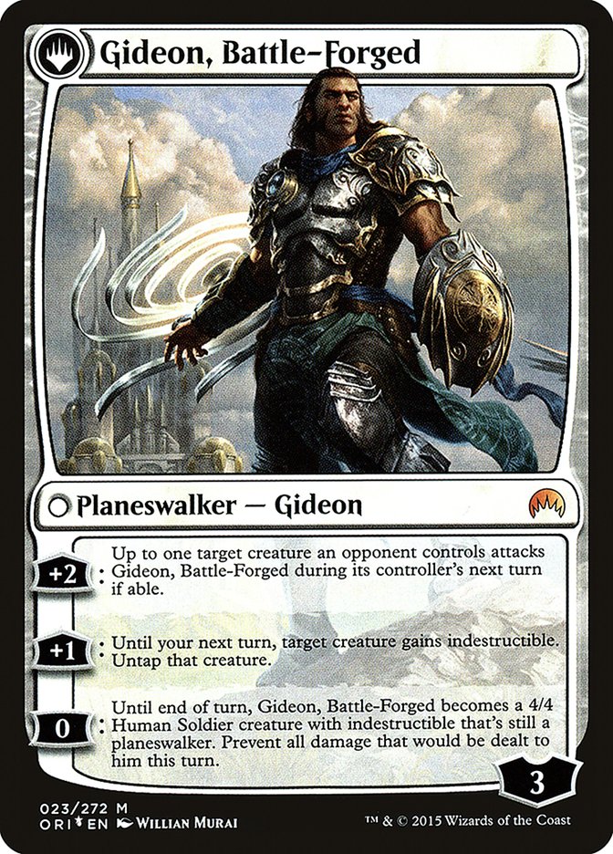 Kytheon, Hero of Akros // Gideon, Battle-Forged [Magic Origins Prerelease Promos] | Clutch Gaming