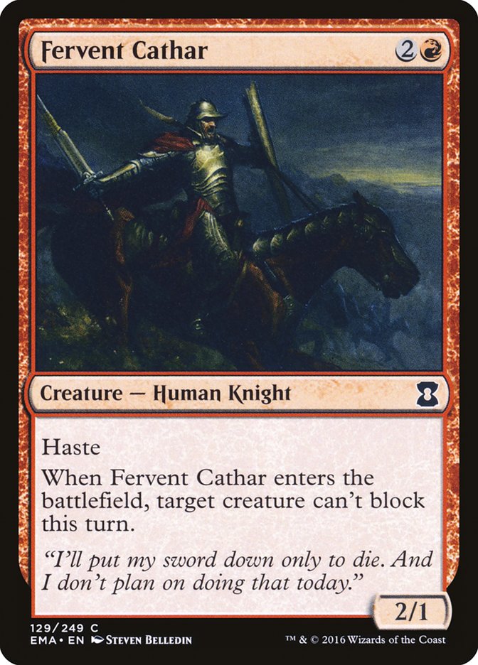 Fervent Cathar [Eternal Masters] | Clutch Gaming