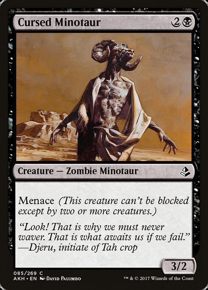 Cursed Minotaur [Amonkhet] | Clutch Gaming