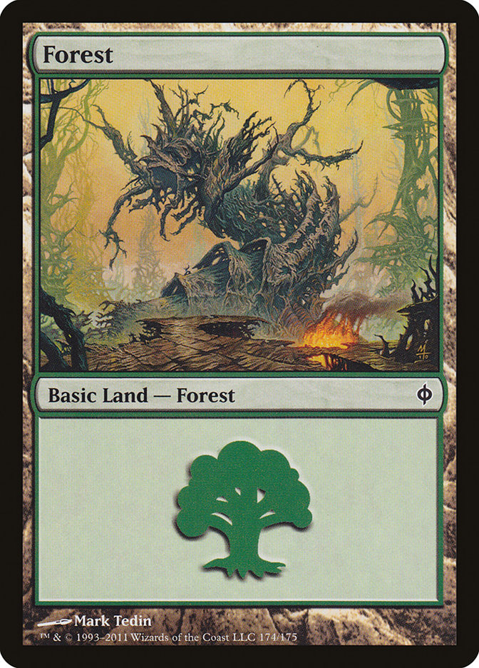 Forest (174) [New Phyrexia] | Clutch Gaming