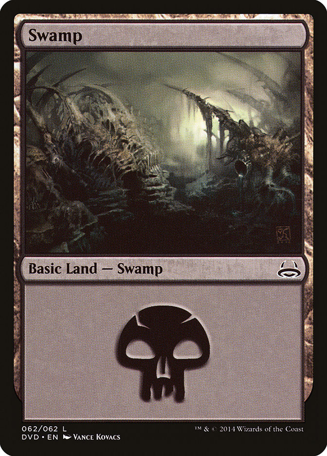 Swamp (62) (Divine vs. Demonic) [Duel Decks Anthology] | Clutch Gaming