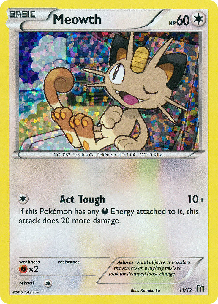 Meowth (11/12) [McDonald's Promos: 2016 Collection] | Clutch Gaming