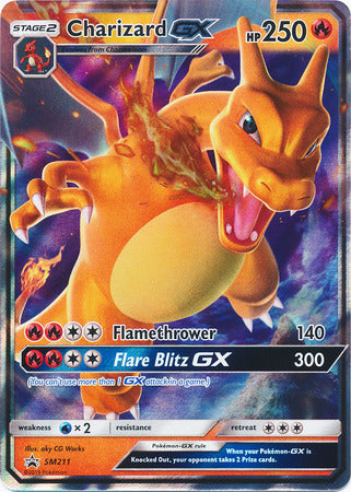 Charizard GX (SM211) (Jumbo Card) [Sun & Moon: Black Star Promos] | Clutch Gaming