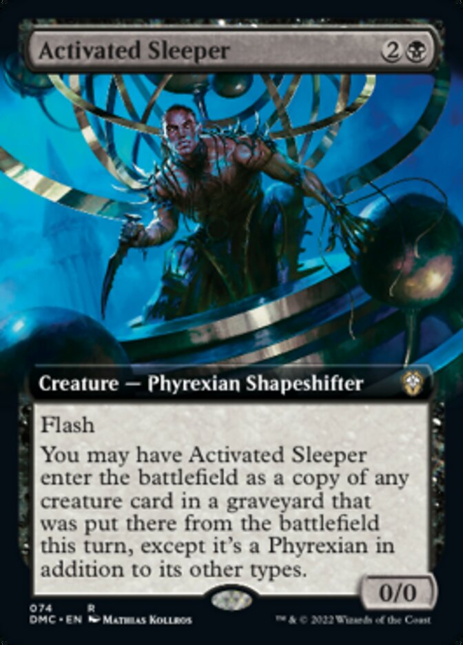 Activated Sleeper (Extended Art) [Dominaria United Commander] | Clutch Gaming