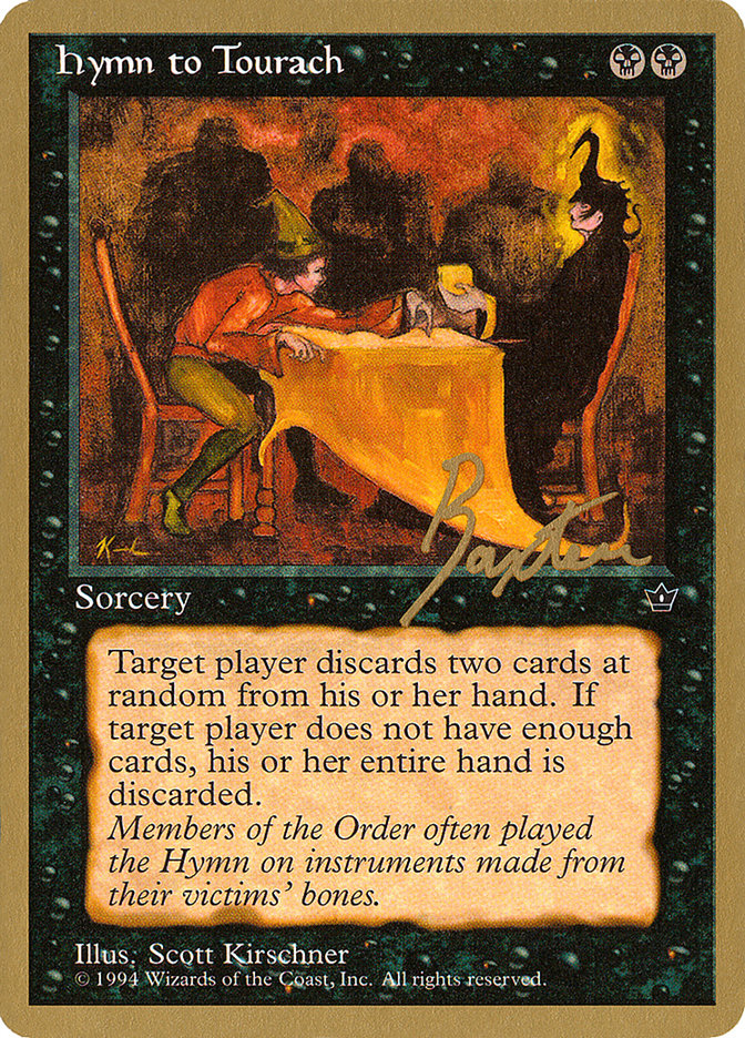 Hymn to Tourach (Table) (George Baxter) [Pro Tour Collector Set] | Clutch Gaming