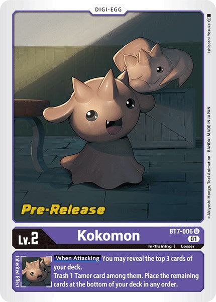 Kokomon [BT7-006] [Next Adventure Pre-Release Cards] | Clutch Gaming