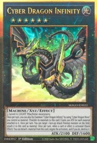 Cyber Dragon Infinity (Alternate Art) [MAGO-EN033] Gold Rare | Clutch Gaming