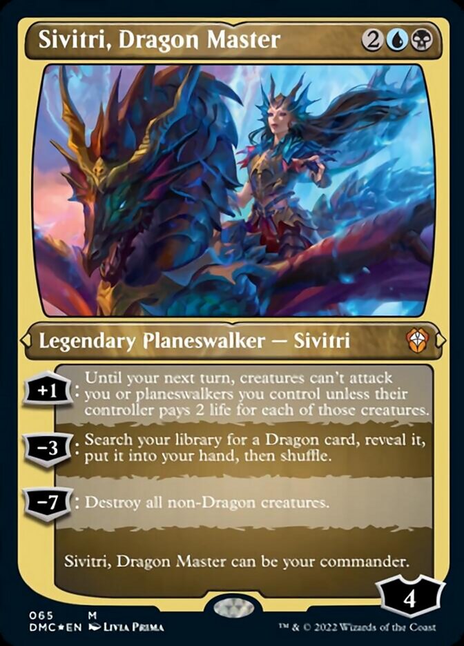 Sivitri, Dragon Master (Foil Etched) [Dominaria United Commander] | Clutch Gaming