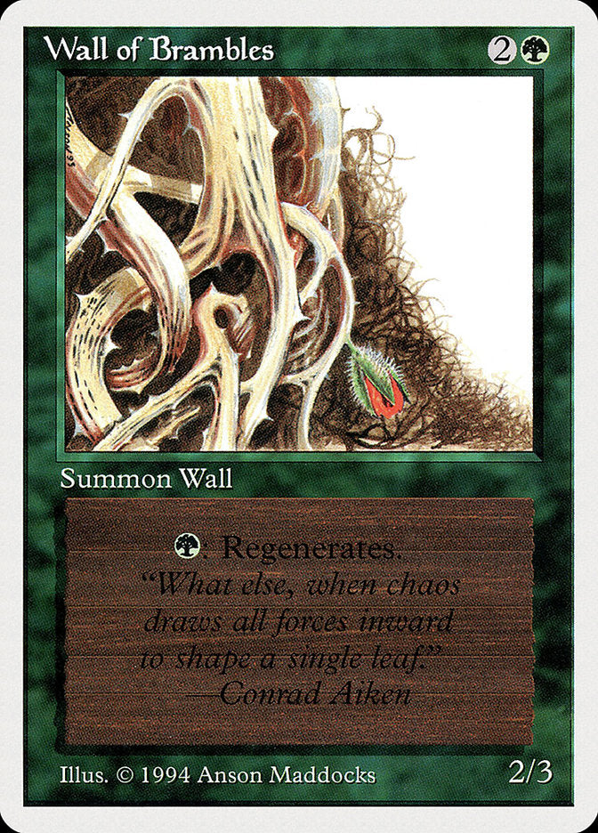 Wall of Brambles [Summer Magic / Edgar] | Clutch Gaming