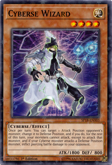 Cyberse Wizard [SP18-EN003] Starfoil Rare | Clutch Gaming