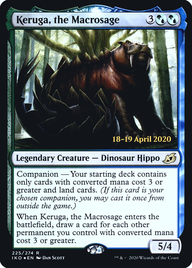 Keruga, the Macrosage [Ikoria: Lair of Behemoths Prerelease Promos] | Clutch Gaming