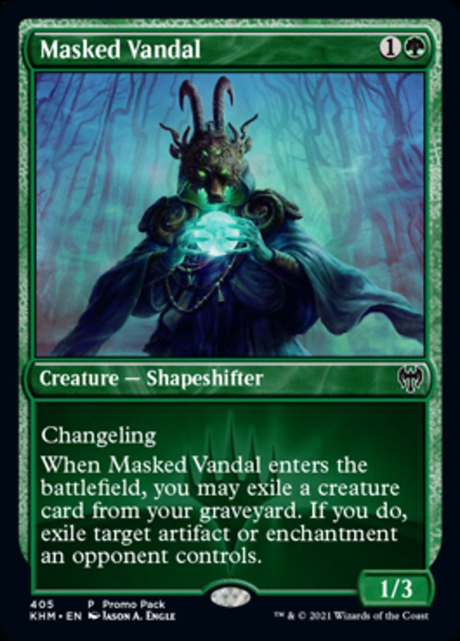 Masked Vandal (Promo Pack) [Kaldheim Promos] | Clutch Gaming