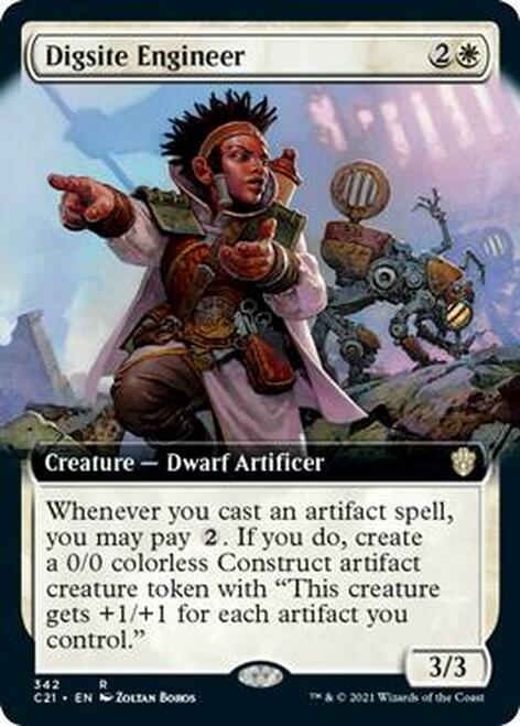 Digsite Engineer (Extended Art) [Commander 2021] | Clutch Gaming