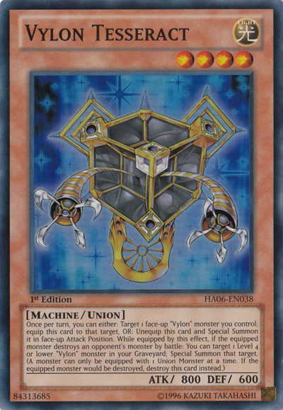 Vylon Tesseract [HA06-EN038] Super Rare | Clutch Gaming