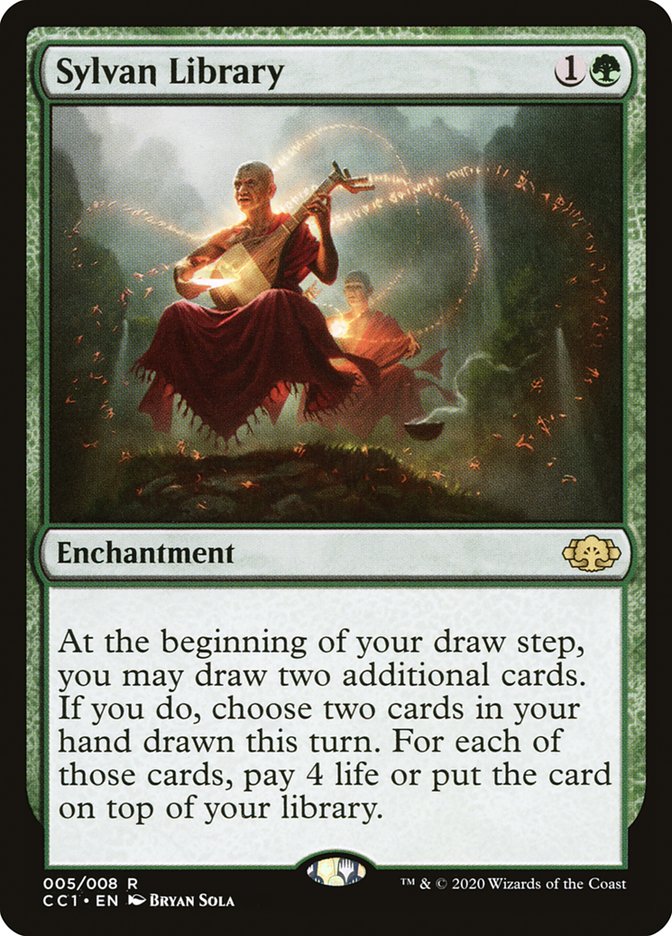 Sylvan Library [Commander Collection: Green] | Clutch Gaming