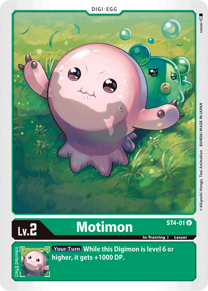 Motimon [ST4-01] [Starter Deck: Giga Green] | Clutch Gaming