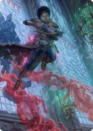 Kaya, Geist Hunter Art Card [Innistrad: Crimson Vow Art Series] | Clutch Gaming