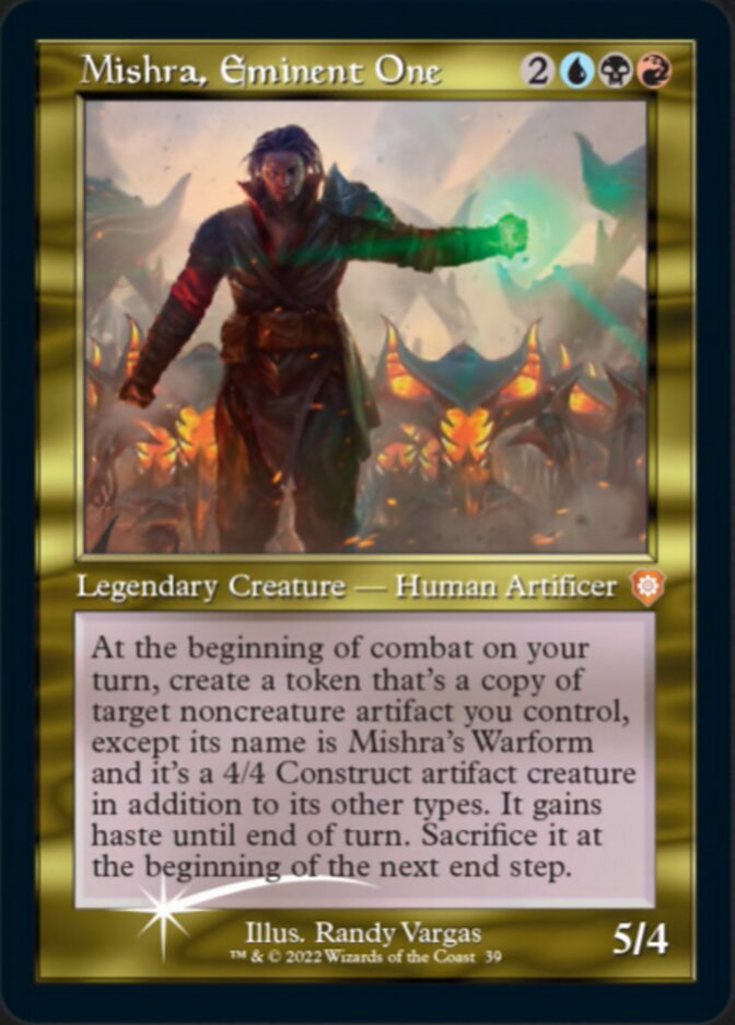 Mishra, Eminent One (039) (Retro) (Display Commander) [The Brothers' War Commander] | Clutch Gaming