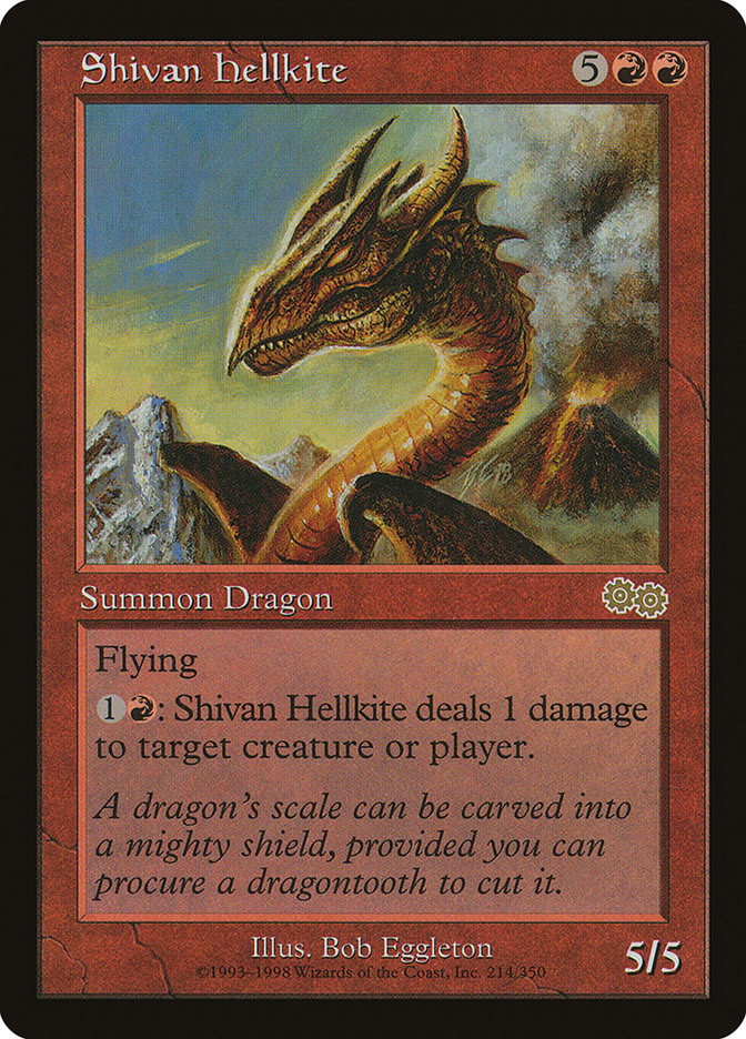 Shivan Hellkite [Urza's Saga] | Clutch Gaming