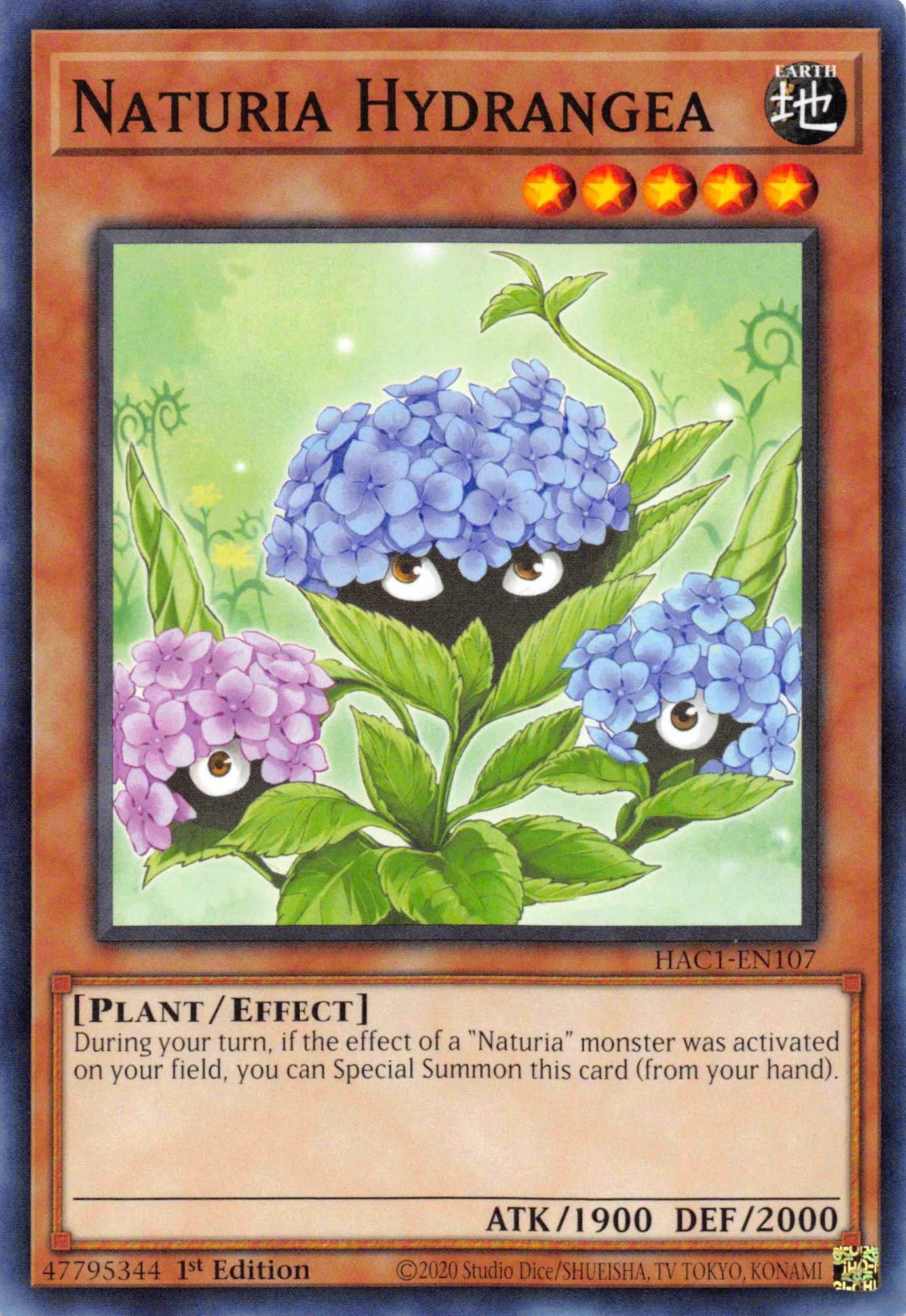 Naturia Hydrangea [HAC1-EN107] Common | Clutch Gaming