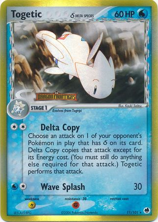 Togetic (11/101) (Delta Species) (Stamped) [EX: Dragon Frontiers] | Clutch Gaming