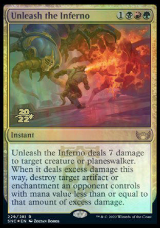 Unleash the Inferno [Streets of New Capenna Prerelease Promos] | Clutch Gaming