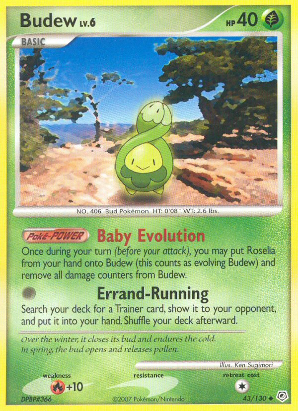 Budew (43/130) [Diamond & Pearl: Base Set] | Clutch Gaming