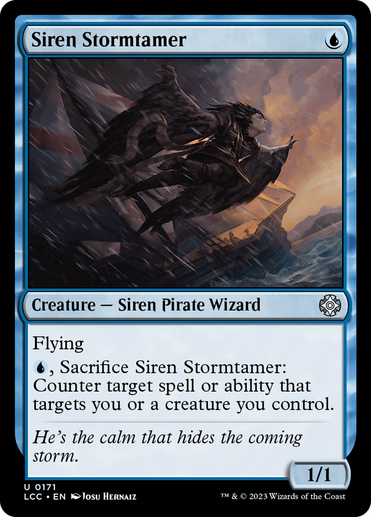 Siren Stormtamer [The Lost Caverns of Ixalan Commander] | Clutch Gaming