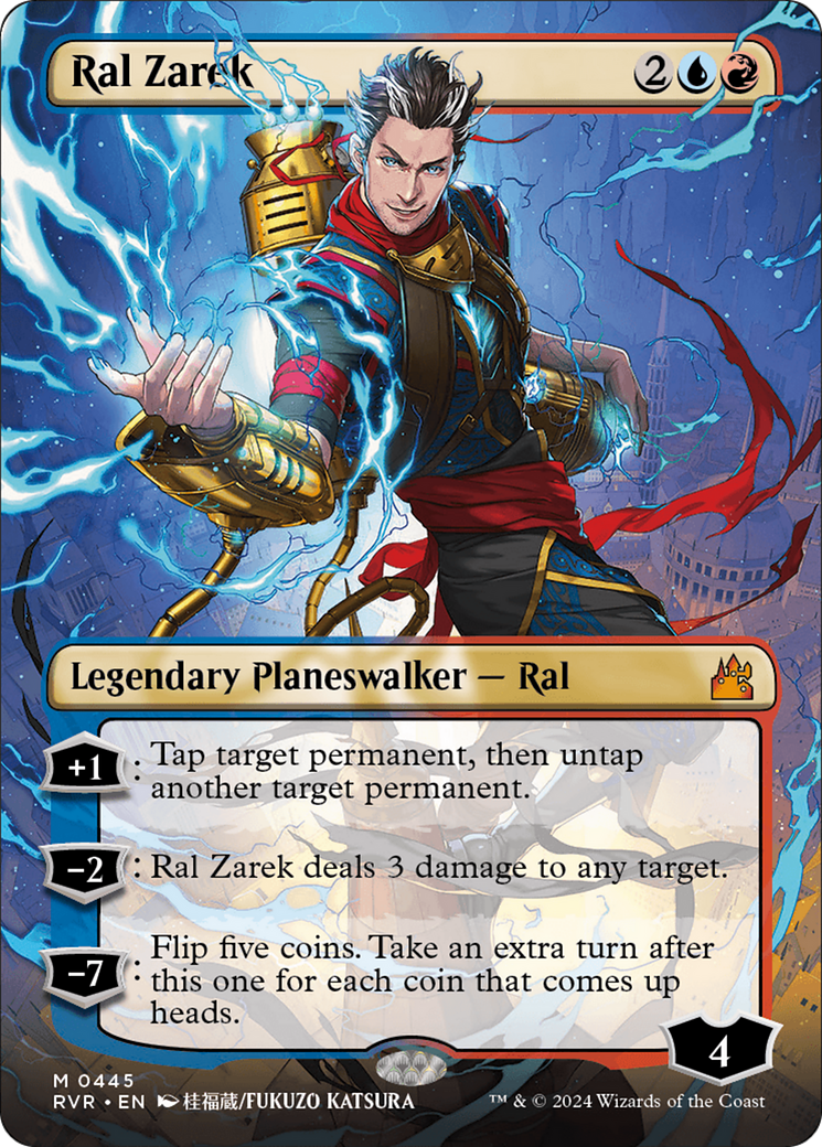 Ral Zarek (Anime Borderless) [Ravnica Remastered] | Clutch Gaming