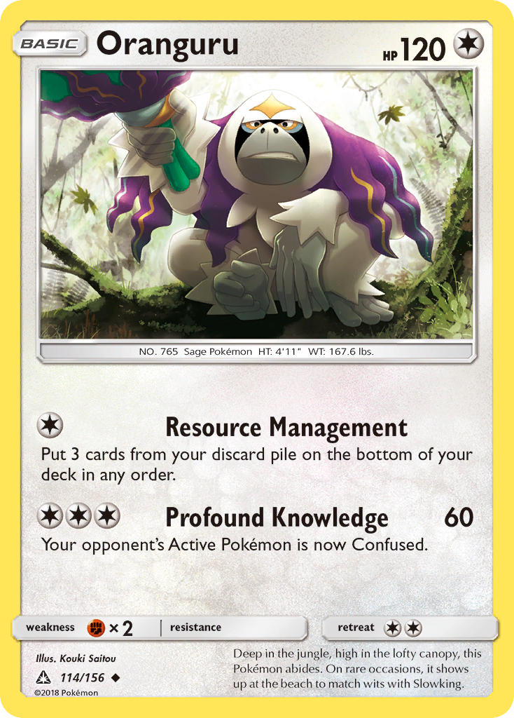 Oranguru (114/156) [Sun & Moon: Ultra Prism] | Clutch Gaming