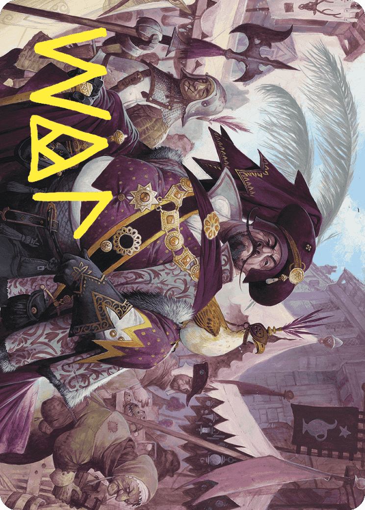 Discerning Financier Art Card (Gold-Stamped Signature) [Wilds of Eldraine Art Series] | Clutch Gaming