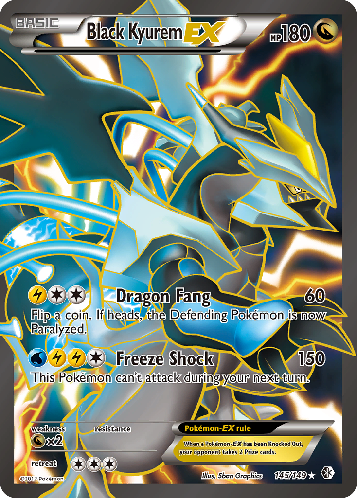 Black Kyurem EX (145/149) [Black & White: Boundaries Crossed] | Clutch Gaming