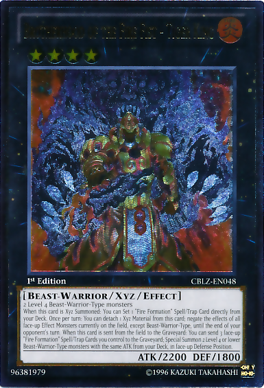 Brotherhood of the Fire Fist - Tiger King [CBLZ-EN048] Ultimate Rare | Clutch Gaming