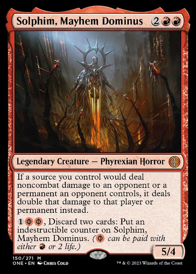 Solphim, Mayhem Dominus [Phyrexia: All Will Be One] | Clutch Gaming