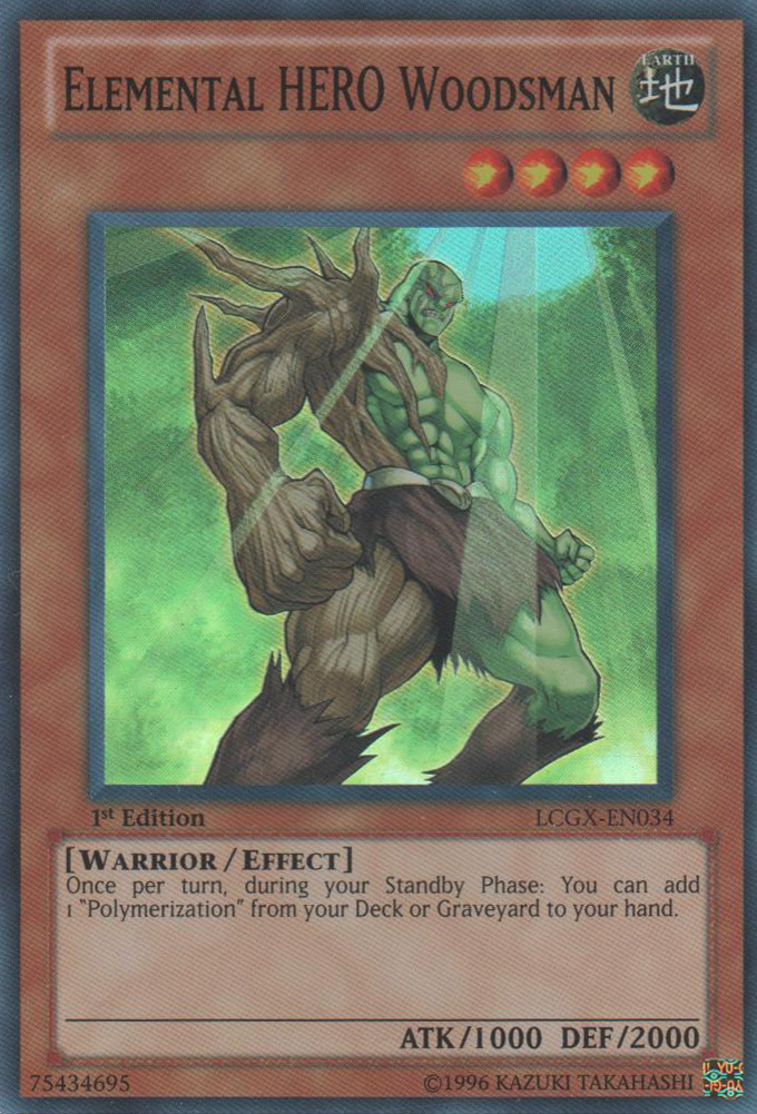 Elemental HERO Woodsman [LCGX-EN034] Super Rare | Clutch Gaming