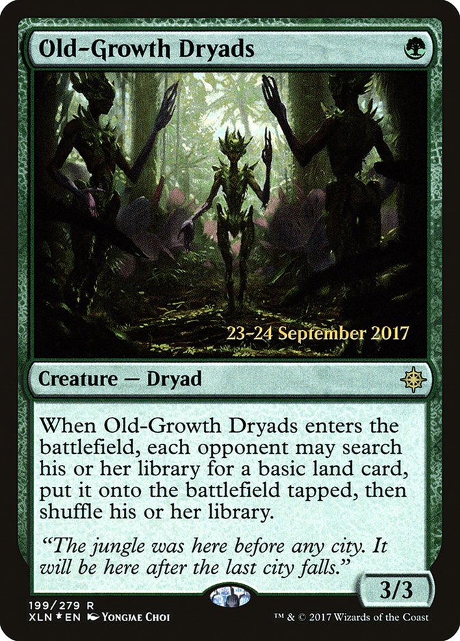 Old-Growth Dryads [Ixalan Prerelease Promos] | Clutch Gaming