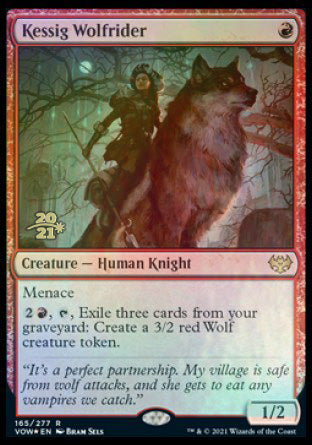 Kessig Wolfrider [Innistrad: Crimson Vow Prerelease Promos] | Clutch Gaming